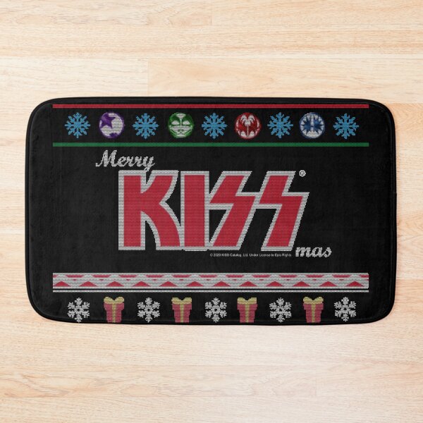 Item preview, KISS ® the Band - Merry KissMas Ugly Sweater designed and sold by musmus76.