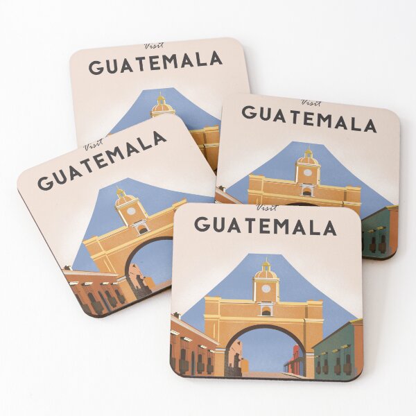 Item preview, Guatemala vintage travel poster designed and sold by Arctic frame studio.