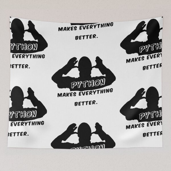 Item preview, Python makes everything better (white background) designed and sold by Rockergandalf.