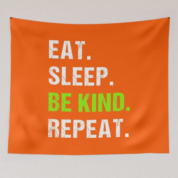 Item preview, Unity Day 2020 Vintage Design Perfect Anti Bullying Gift Eat Sleep Be Kind Repeat designed and sold by naworas.