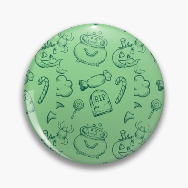 Item preview, Cute sketch pattern, green, Cute Halloween watercolor pattern, boo, witch, eye, candy, bat, witch hat, pumpkin, latest Halloween bestselling, trending designed and sold by August-E.