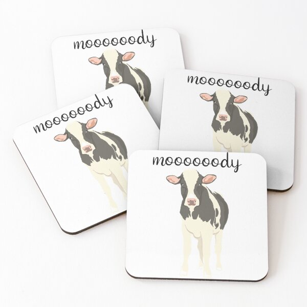 Item preview, Moody Cow Cartoon designed and sold by krisola.