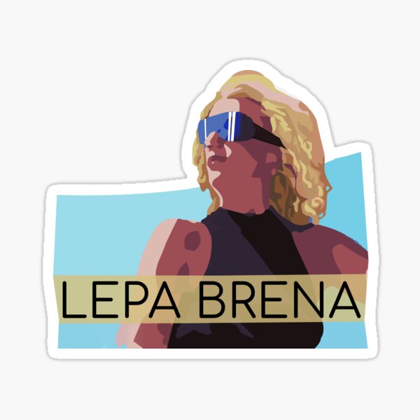 Vista previa del artículo con la obra «Lepa Brena», diseñado y vendido por Slavia.