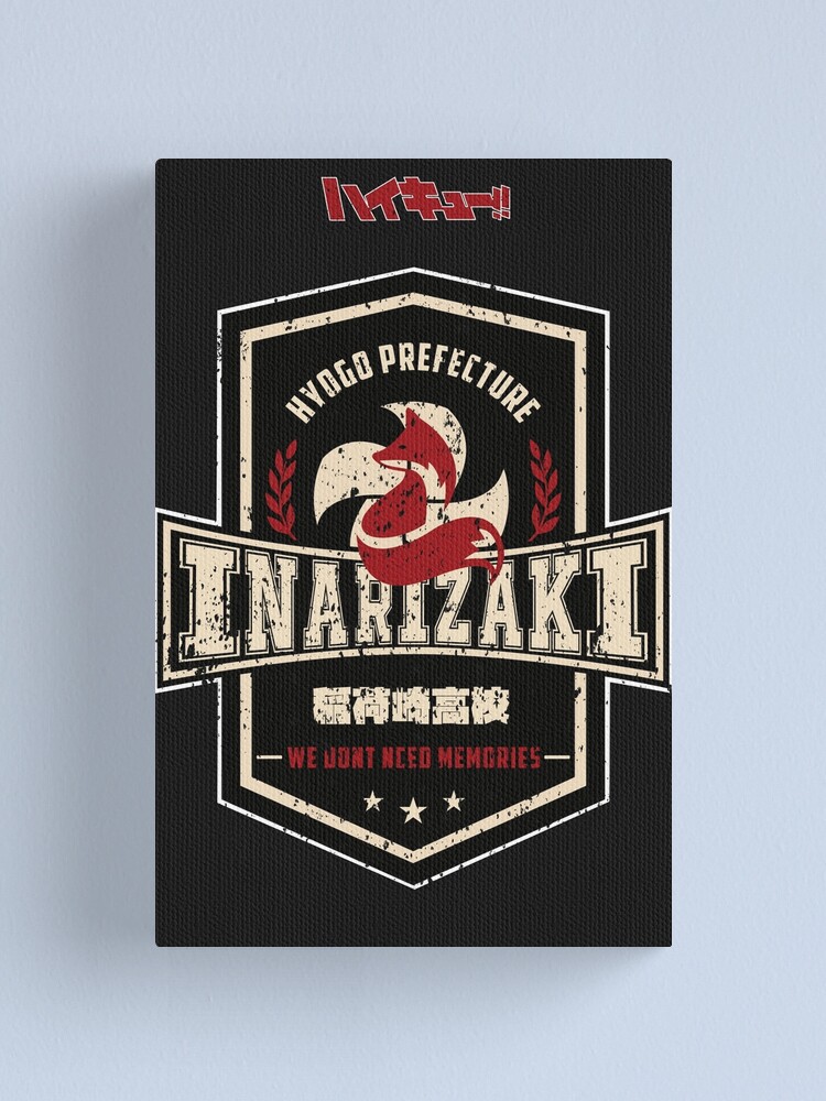 Haikyuu Team Inarizaki Grunge Style Canvas Print By Fungangstore Redbubble