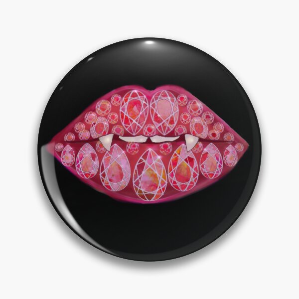 Item preview, Crystal vampire lips  designed and sold by Louisa Currier.