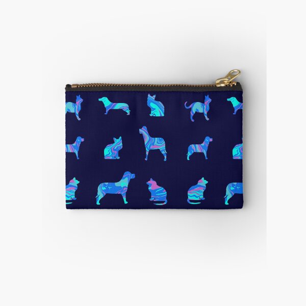 Item preview, Turquoise Bubblegum Pattern Cats n Dogs Sticker Pack designed and sold by AMSonArt.