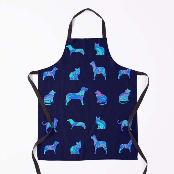 Item preview, Turquoise Bubblegum Pattern Cats n Dogs Sticker Pack designed and sold by AMSonArt.