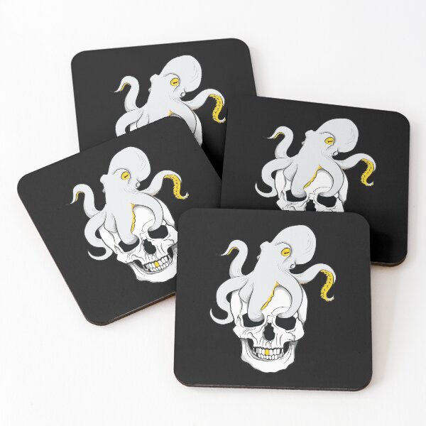 Item preview, Skull and Octopus designed and sold by miljuvarghese.