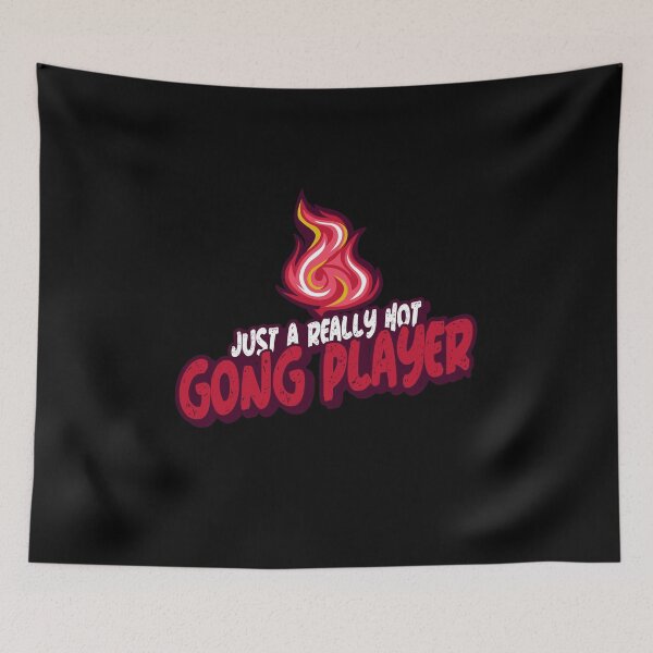 Item preview, Just A Really Hot Gong Player designed and sold by PunyPun.