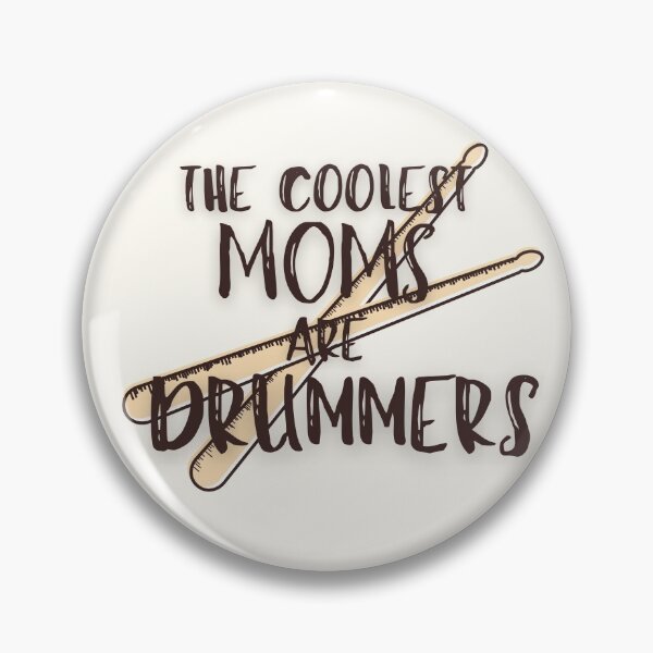 Item preview, The Coolest Moms are Drummers - black designed and sold by MixedBagMerch.