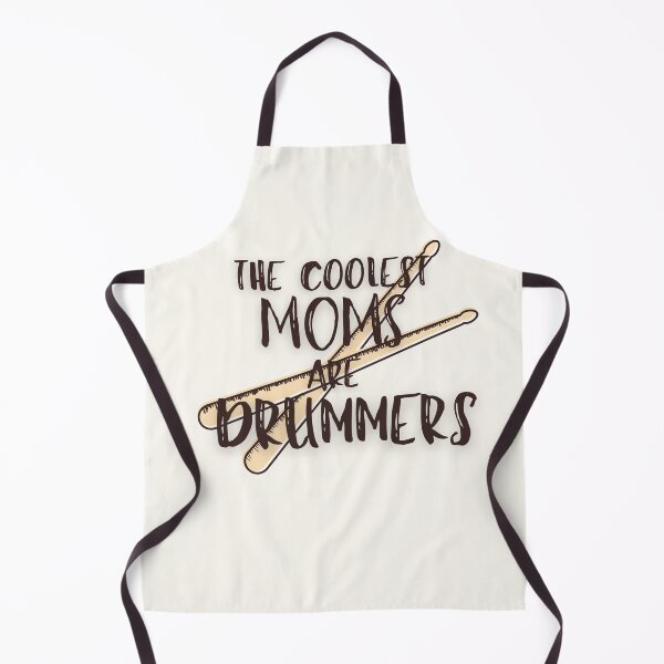 Item preview, The Coolest Moms are Drummers - black designed and sold by MixedBagMerch.