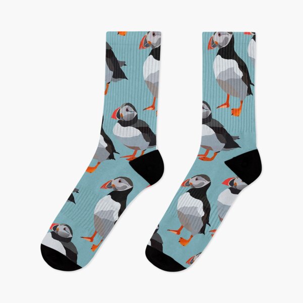 Item preview, Puffin pairs designed and sold by rhiansanimalart.
