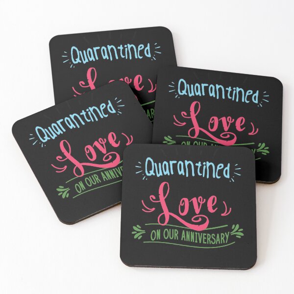 Item preview, Quarantined Love On Our Anniversary Wedding Day designed and sold by Two Left Hands Design.
