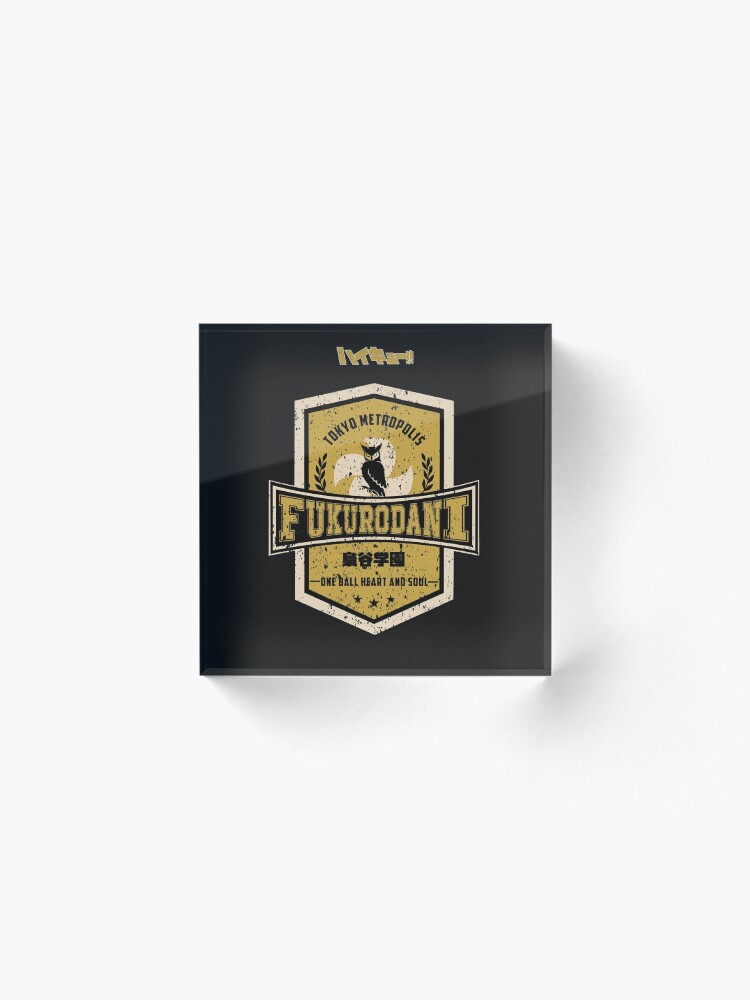 Alternate view of HAIKYUU: TEAM FUKURODANI (GRUNGE STYLE) Acrylic Block