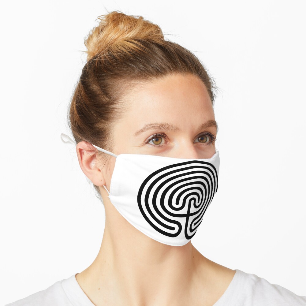 #Cretan, #labyrinth, Cretanlabyrinth Mask