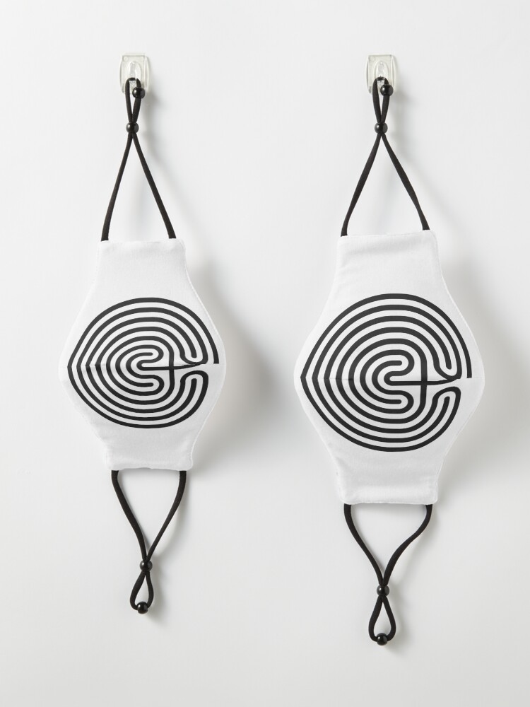 Alternate view of #Cretan, #labyrinth, Cretanlabyrinth Mask