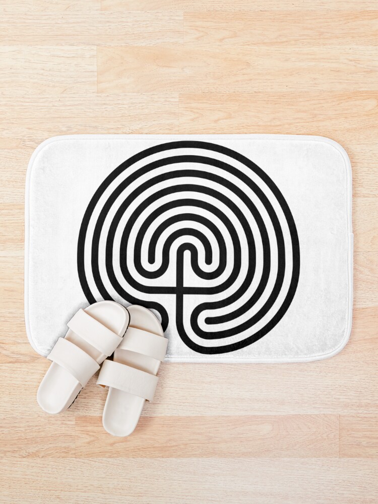 Alternate view of #Cretan, #labyrinth, Cretanlabyrinth Bath Mat
