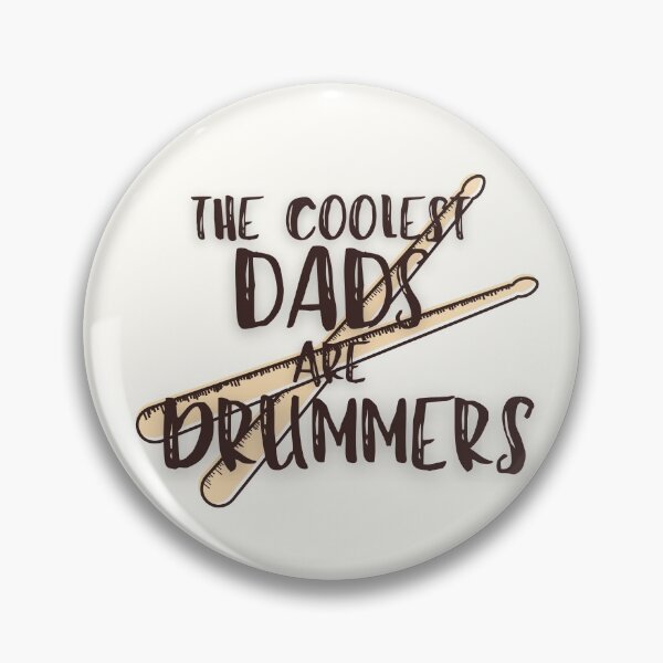 Item preview, The Coolest Dads are Drummers - black designed and sold by MixedBagMerch.