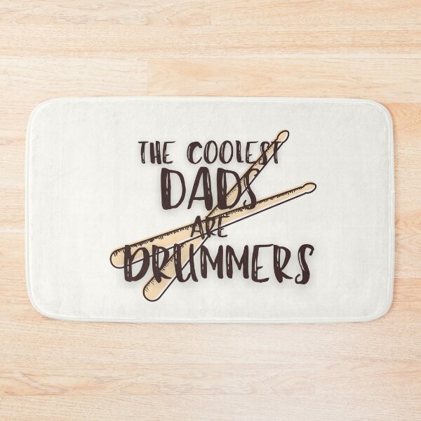 Item preview, The Coolest Dads are Drummers - black designed and sold by MixedBagMerch.