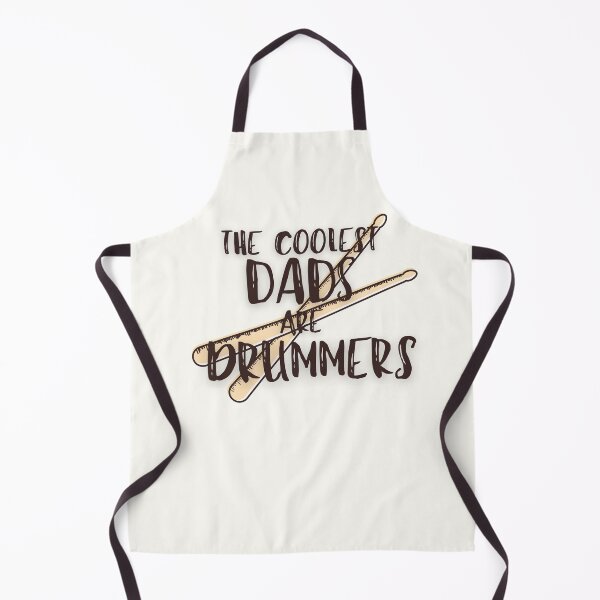 Item preview, The Coolest Dads are Drummers - black designed and sold by MixedBagMerch.