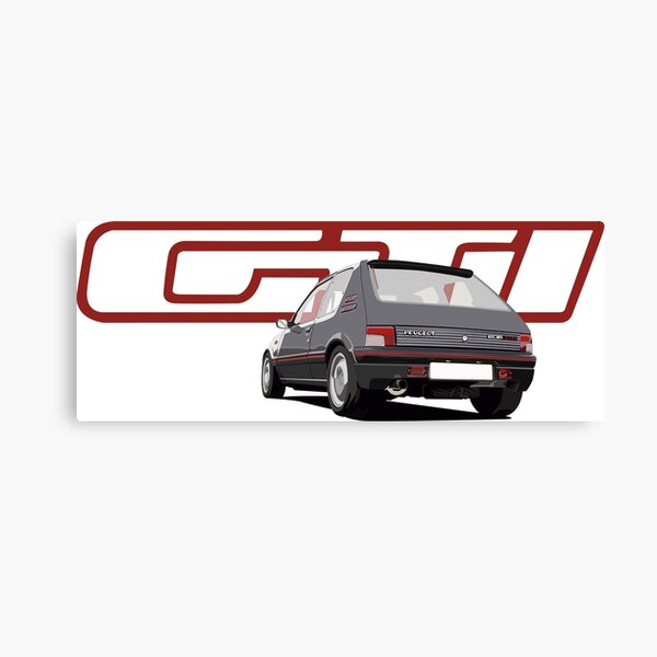 Peugeot 205 Impression sur toile