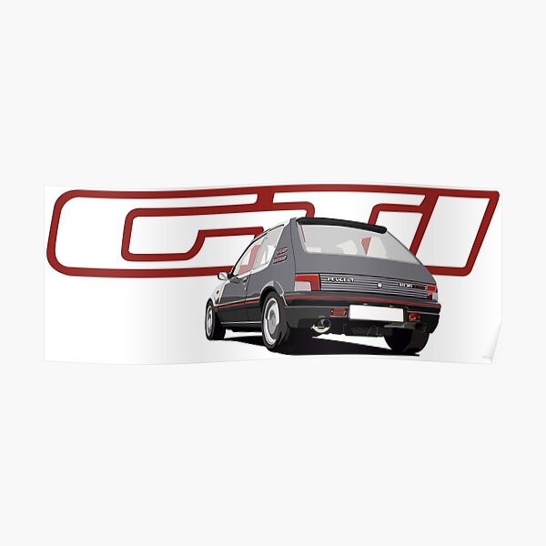 Peugeot 205 Poster