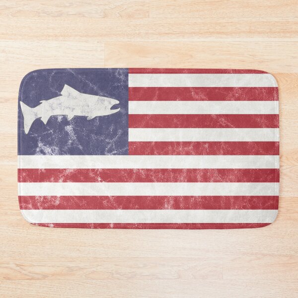 Item preview, Flag of the Trout Bum Republic designed and sold by hermitenvy.