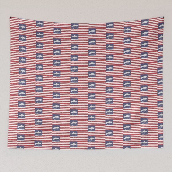 Item preview, Flag of the Trout Bum Republic designed and sold by hermitenvy.