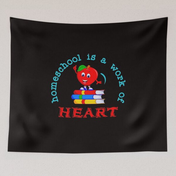 Item preview, Homeschool Is a Work of Heart designed and sold by cutitoutsir.