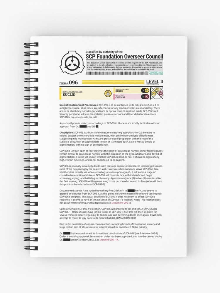 SCP Foundation - Site Director Notebook - by foundation, scp