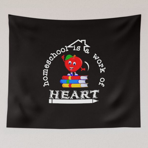 Item preview, Homeschool Is a Work of Heart designed and sold by cutitoutsir.