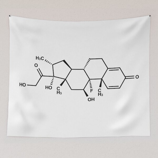 Item preview, Dexamethasone Chemical Molecule Structure designed and sold by Girih.