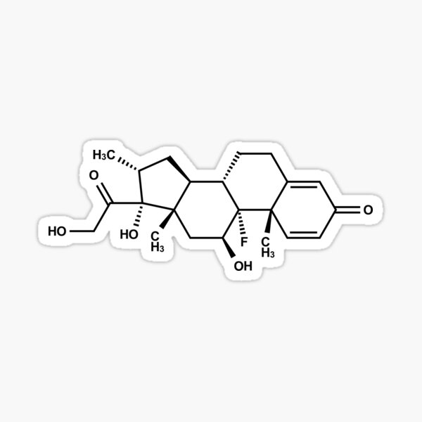 Item preview, Dexamethasone Chemical Molecule Structure designed and sold by Girih.