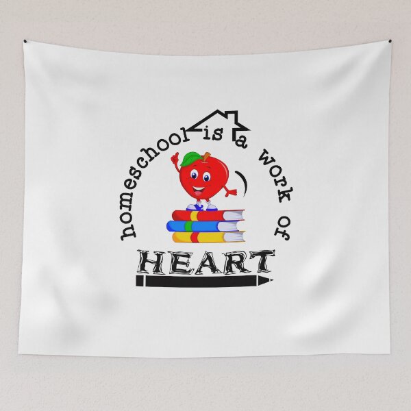 Item preview, Homeschool Is a Work of Heart designed and sold by cutitoutsir.