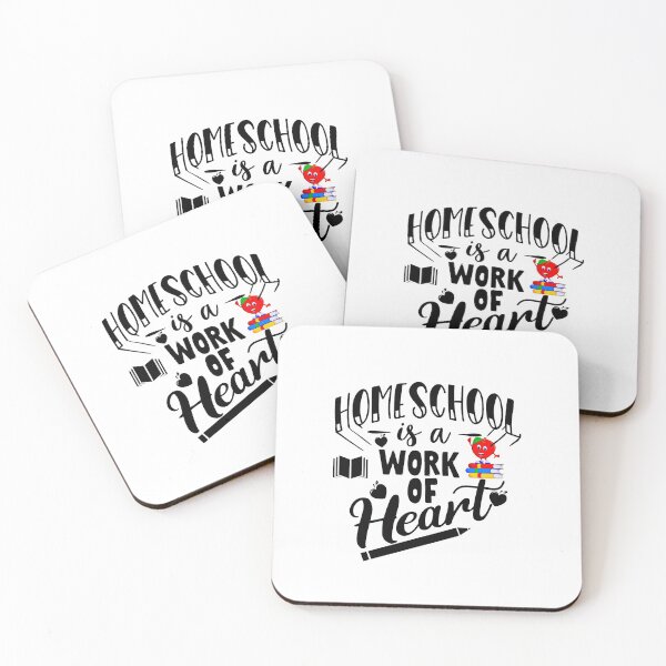 Item preview, Homeschool Is a Work of Heart designed and sold by cutitoutsir.