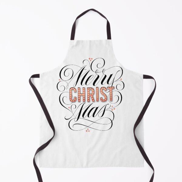 Item preview, Merry Christmas Religious Marquee Lights - Calligraphy - Christian - Christ - Lettering for White designed and sold by 26-Characters.