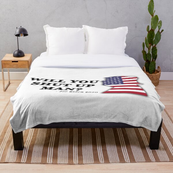 Item preview, Will you shut up man? Joe Biden 2020 Quote designed and sold by AnnaHomeMajesty.