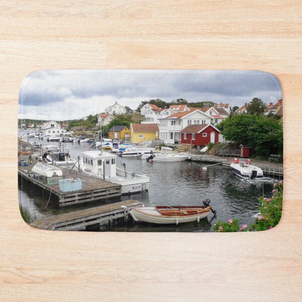 Item preview, Small boats in a old town in Sweeden designed and sold by Tanja Dianova.