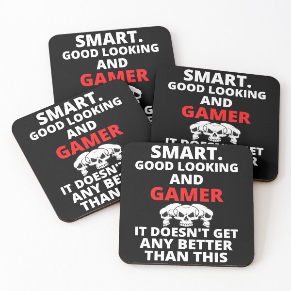 Item preview, smart good looking and gamer it doesn't get any better than this,Game shirt,game lover,Game controller,Gift for Gamer designed and sold by BousboulaStorie.
