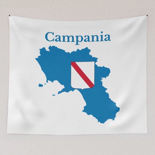 Item preview, Campania Map Flag, Italy, Italian Region. designed and sold by marosharaf.