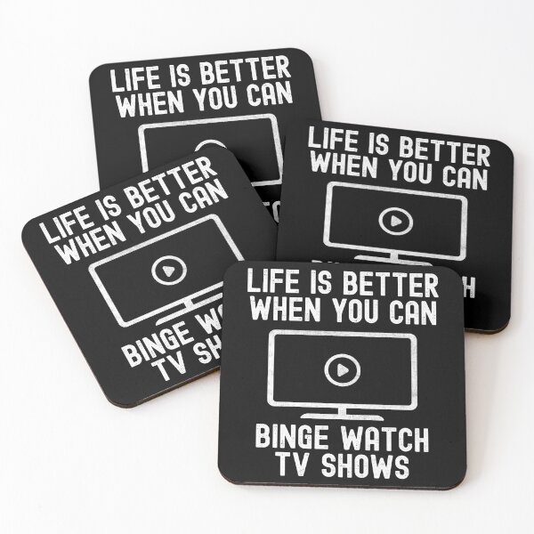 Item preview, Funny Binge Watching Life Is Better Gift For TV Show Fans designed and sold by VDKMerch.