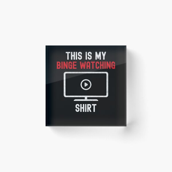 Item preview, Funny This Is My Binge Watching Shirt Gift For TV Show Fans designed and sold by VDKMerch.