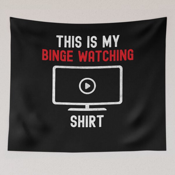 Item preview, Funny This Is My Binge Watching Shirt Gift For TV Show Fans designed and sold by VDKMerch.