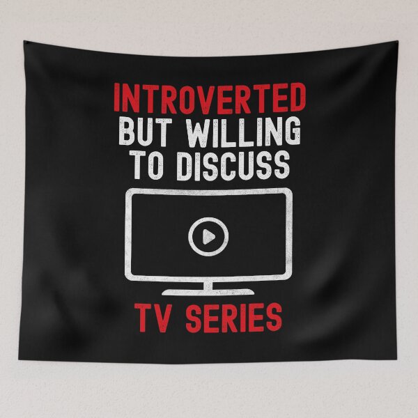 Item preview, Funny Binge Watching Introverted Gift For TV Show Fans designed and sold by VDKMerch.
