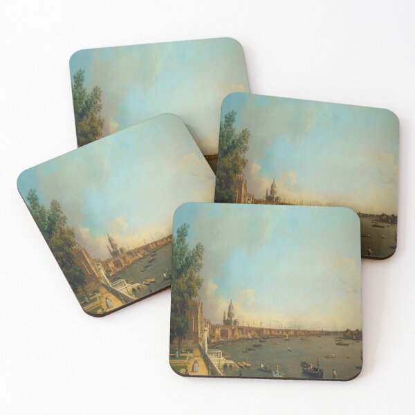 Item preview, The Thames from Somerset House Terrace towards the City-Canaletto designed and sold by LexBauer.