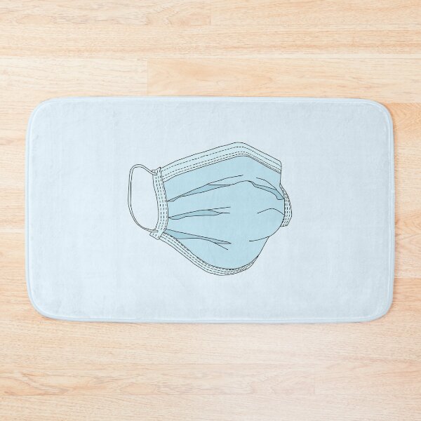 Item preview, Mask on light blue designed and sold by Rocket-To-Pluto.