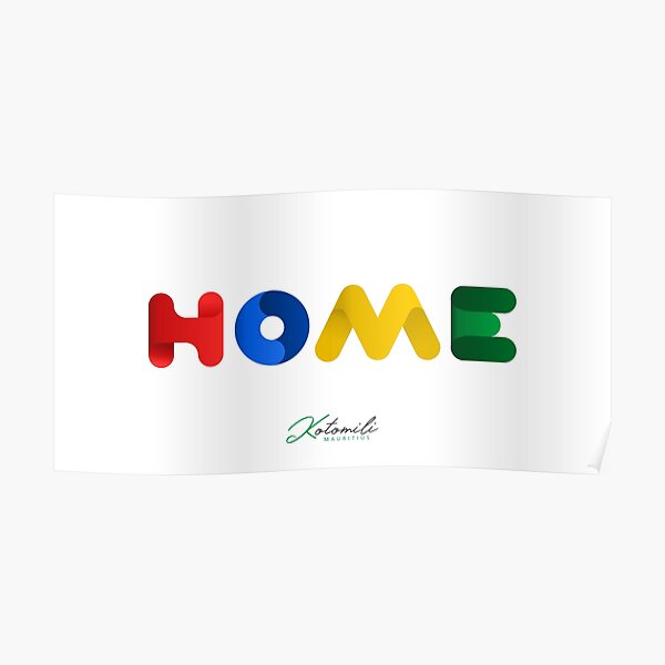 "Home Mauritius Lights [Unity Collection]" Poster for Sale by Kotomili Redbubble