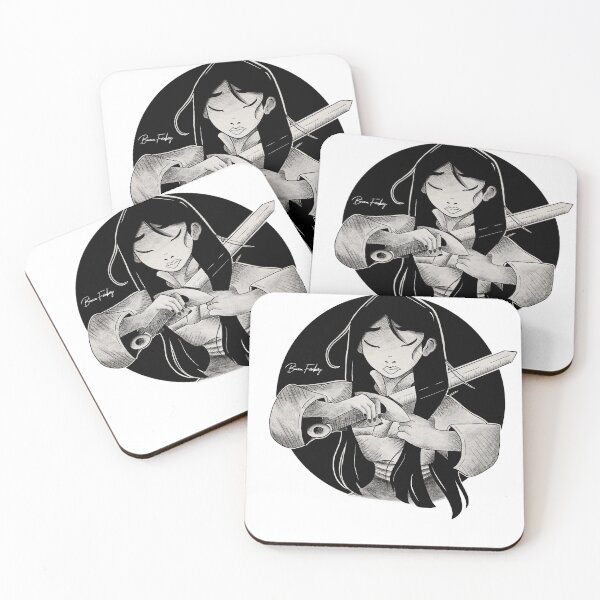 Artikelvorschau, Asia Girl B/W entworfen und verkauft von Brushstroke23.