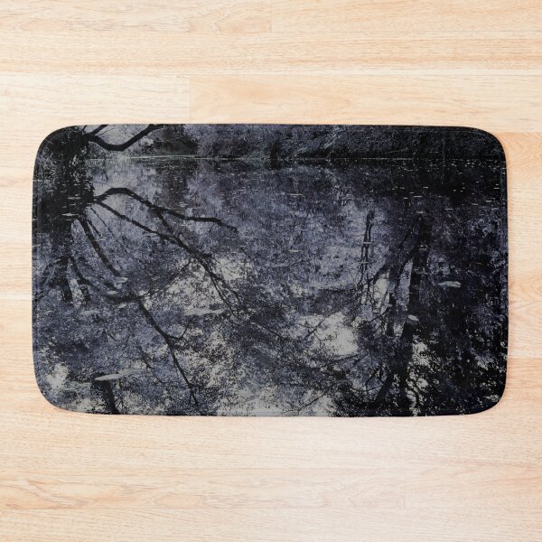 Item preview, Fantasy Nature Scene with Black Tree Reflecting in White Water designed and sold by Zen  Goat.