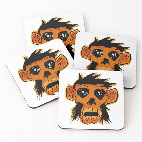 Item preview, Skull Monkey - Yellow teeth designed and sold by csilva23.